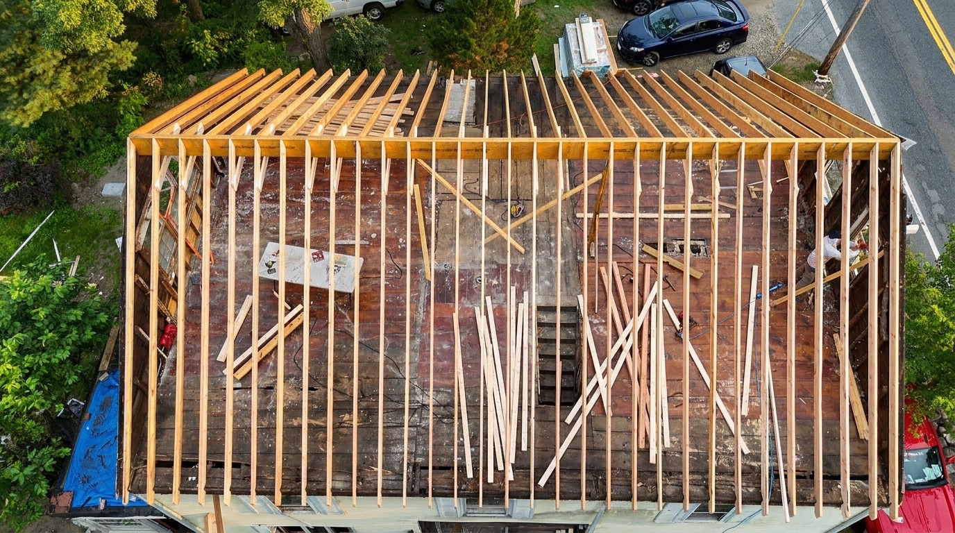 Roofing repair and installation by HBO Construction